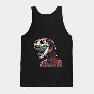 Robot T-Rex Tank Top